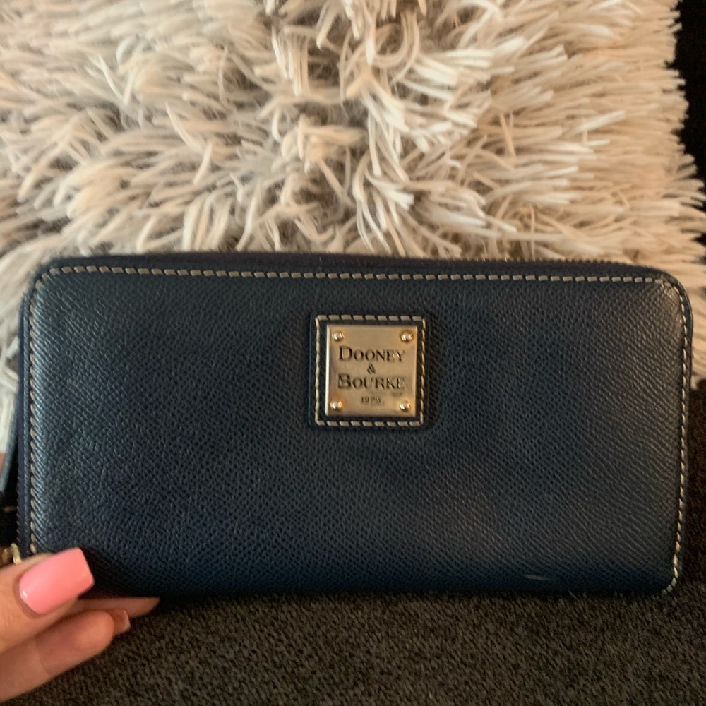 Navy blue DB wallet